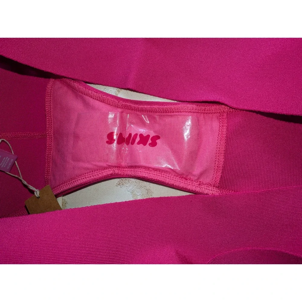 SKIMS‎ Bandage Pink High Waisted Cut Out Strappy Panty New Size 4X